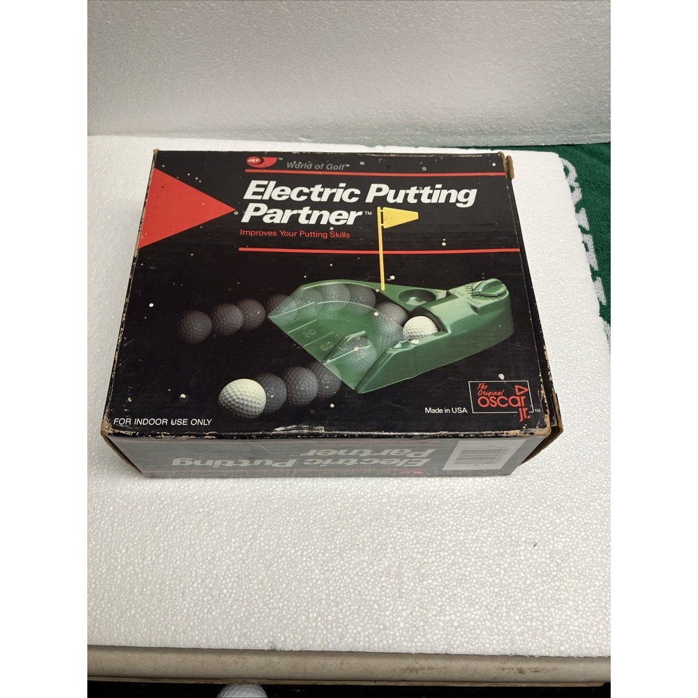 World Of Golf Electric Putting Partner Oscar Jr. Ball Return Putter‎ Works